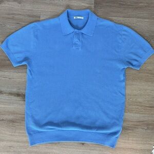 Zara Classic Blue Polo Shirt